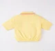 Girls Crop Tee With Collar