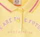 Girls Crop Tee With Collar