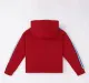 Full Sleeves Front Open Hooded Knit Jacket