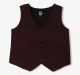 Full Sleeves Solid Shirt And Waist Coat