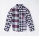 Full Sleeves Half & Half Plaid Shirt