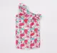Girls One Shoulder Printed Dress
