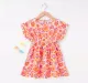 Girls Floral Printed Dress
