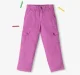 Girls Straight Fit Cargo Denim
