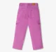 Girls Straight Fit Cargo Denim