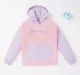 Colour-Block Hoodie With Applique