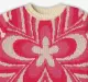 Girls Floral Jacquard Knit Sweater