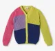 Girls Colour Block Front Open Sweater