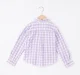 Girls Smocked Top With Checkered Shirt