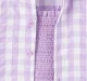 Girls Smocked Top With Checkered Shirt