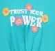 Girls Front Twisted Crochet T-Shirt