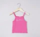 Girls Embroidered Overlap Tee