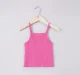 Girls Embroidered Overlap Tee