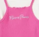 Girls Embroidered Overlap Tee