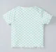 Half Sleeves Checkered Ribbed T-Shirt