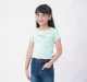 Half Sleeves Checkered Ribbed T-Shirt