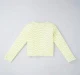 Full Sleeves Marble Effect Ribbed T-Shirt