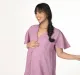 Maternity Solid Dress For Nursing- Lilac