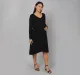 Maternity Knee Length Dress - Black