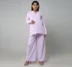 Woven Nursing Set With Puff Sleeves