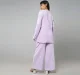 Woven Nursing Set With Puff Sleeves