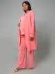 Maternity 3 Piece Lounge Set - Pink