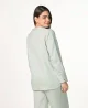 Maternity Nursing Top With Pants Coordinate Set-Grey