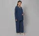 Maternity Knee Length Dress - Blue