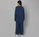 Maternity Knee Length Dress - Blue