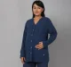 Maternity Knee Length Dress - Blue