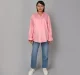 Maternity Frill Sleeves Shirt - Pink