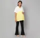 Maternity Tie Die Shirt - Yellow