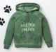 Raglan Sleeves Graphic Print Hoodie