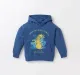 Washed Graphic Print Hoodie