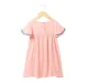 Flared Sleeves Embroidery Dress