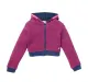 Crop Jacket With Hoodie