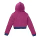 Crop Jacket With Hoodie