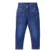 Mid Wash Studded Denim