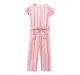 Printed Stripe Jumpsuit
