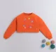 Graphic Print Crop Sweatshirt