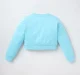 Glitter Print Crop Sweatshirt