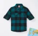 Boys Checks Shirt With Flap Pockets