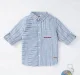 Boys Full Sleeves Y/D Seer Sucker Stripe Shirt With Embroidery At Pocket