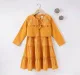 Girls Foil Printed Dress