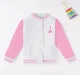 Girls Printed Zipper Jacket