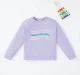 Girls Sweatshirt With Chest Print