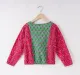 Girls Cut And Sew Block Printed Top