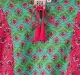 Girls Cut And Sew Block Printed Top