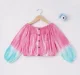 Girls Tie Dye Off Shoudler Top