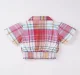 Girls Checkered Top